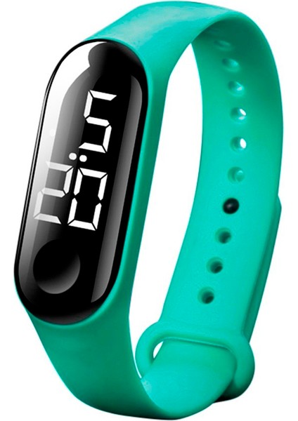 B LED Spor Moda Elektronik Saat Basit Kadın Izle El Yüzük Izle Reloj Deportivo Para Mujer Adam Izle Dijital Saat (Yurt Dışından)