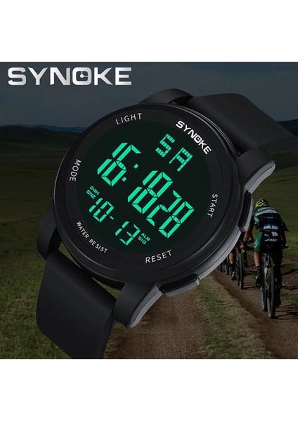 Siyah Moda Erkek LED Su Geçirmez Dijital Kol Saatleri Spor Izle Askeri Izle Erkekler Için Dijital Saatler Mens 2023 (Yurt Dışından) fiyatları