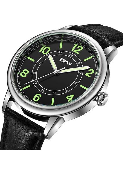 Kahverengi Aviator Quartz Saat Frabik Naylon Kayış Japonya Hareketi Aydınlık Ibreler (Yurt Dışından) modelleri
