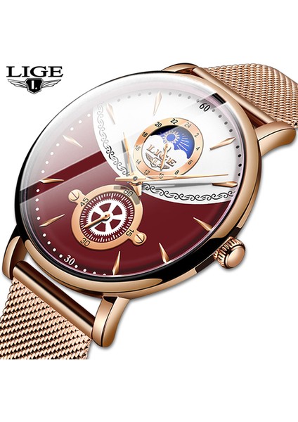 Gümüş Siyah Yeni Erkek Saatler Lıge Üst Marka Lüks Moda Iş Kuvars Izle Erkekler Basit Ay Fazı Su Geçirmez Saat Relogio Masculino (Yurt Dışından) fiyatları