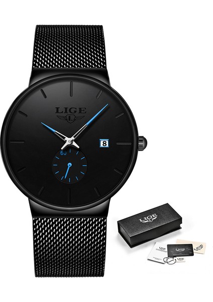 Siyah Mavi 2022 Yeni Kuvars Izle Kadın ve Erkek Saatler Lıge Üst Marka Ünlü Elbise Moda Saat Ultra Ince Bilek Izle Relogio Masculino (Yurt Dışından) indirimleri