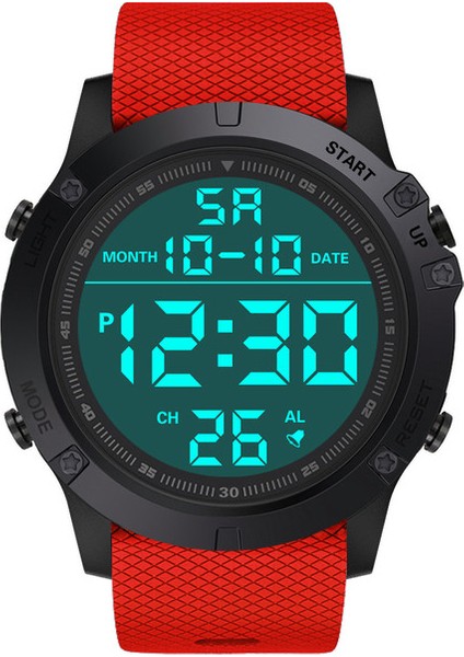 G Marka Siyah Dijital Saat Erkekler Kadınlar Için Spor Su Geçirmez Açık Kronograf Kol Saati G Piyade Şok Öğrenci Kol Saati (Yurt Dışından)