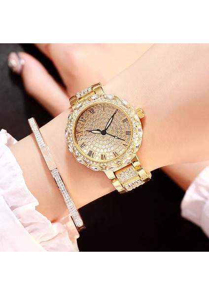 Gümüş Saat Kuvars Kadın Saatler Bayanlar Yıldızlı Gökyüzü Su Geçirmez Çelik Kadın Bilezik Saatler Kadın Saat Relogio Feminino Montre Femme (Yurt Dışından) fırsatları