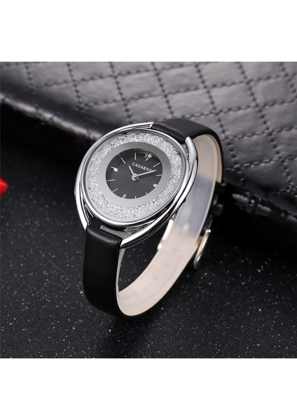 Gümüş Beyaz 1 Cagarny Üst Marka Gümüş Yaratıcı Kadın Saatler Yüksek Kaliteli Kuvars Bayanlar Elmas Bilezik Saat Mujer Reloje Relogio Feminino (Yurt Dışından) modelleri