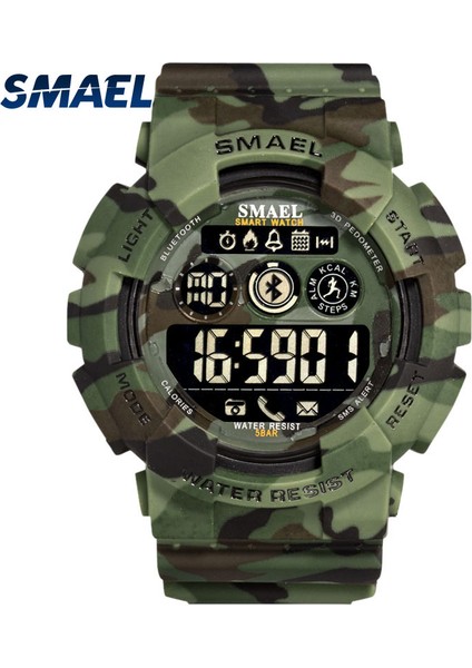 Rosegold Askeri Dijital Erkek Saatler Smael Yeni Moda Izle Dijital LED Saat 50 M Su Geçirmez Ordu Saatler Spor 8013 Camowatch Erkek Için (Yurt Dışından)