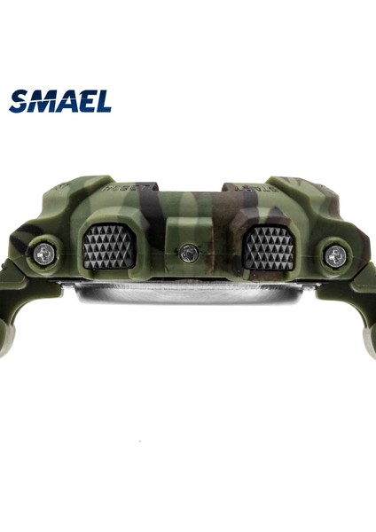 Rosegold Askeri Dijital Erkek Saatler Smael Yeni Moda Izle Dijital LED Saat 50 M Su Geçirmez Ordu Saatler Spor 8013 Camowatch Erkek Için (Yurt Dışından)