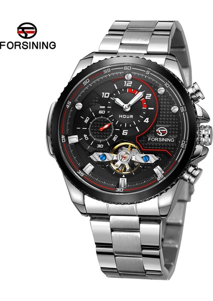 Gold Forsining, Içi Boş Otomatik Mekanik Saat ile Erkeklerin Boş Zamanlarını Mavi Mekanik Saatli Çelik Kol Saati ile Izliyor (Yurt Dışından) fiyatları