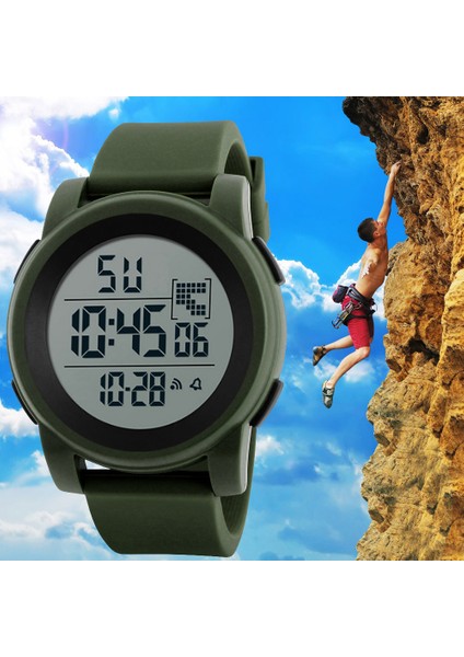 E Spor Dijital Yuvarlak Izle Aydınlık Dijital Saat Rahat Çok Fonksiyonlu Izle Açık Kauçuk Kayış Moda Izle Erkekler Için (Yurt Dışından) fiyatları