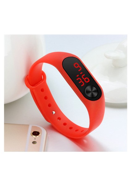 1662072-4 Moda Doğa Sporları Saatler Erkek Kadın LED Dijital Saatler Dikdörtgen Kadran Elektronik Saatler Çocuk Saatler Reloj Hombre (Yurt Dışından)
