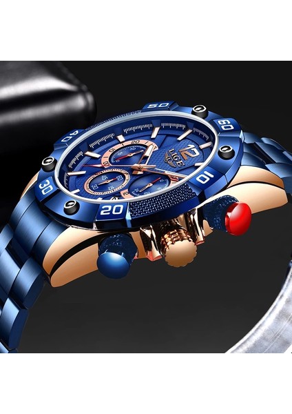 Siyah Gül S Lıge 2022 Yeni Moda Mavi Erkek Saatler Top Marka Lüks Saat Spor Chronograph Su Geçirmez Kuvars Izle Erkekler Relogio Masculino (Yurt Dışından) modelleri