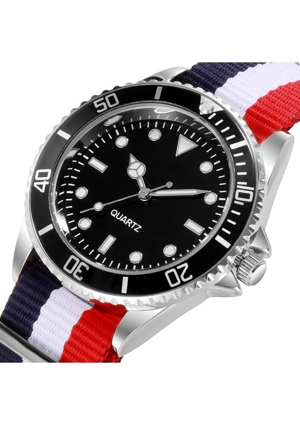 Yello Green Diver Style Japan Movement Dönen Çerçeve Kumaş Kayış Klasik Analog Aydınlık Ibreler (Yurt Dışından) modelleri