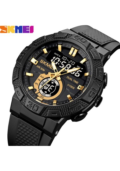 Skmeı Çok Fonksiyonlu LED Işık Dijital Spor Izle Erkek Casual Kronometre Clendar Saat 50 M Su Geçirmez Kol Saatleri Reloj Hombre (Yurt Dışından) fiyatları