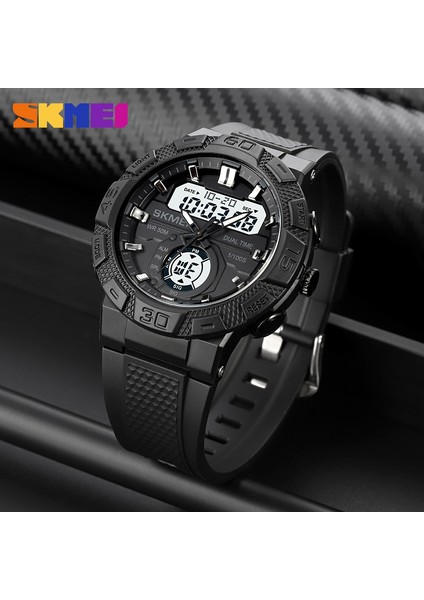 Skmeı Çok Fonksiyonlu LED Işık Dijital Spor Izle Erkek Casual Kronometre Clendar Saat 50 M Su Geçirmez Kol Saatleri Reloj Hombre (Yurt Dışından) indirimleri