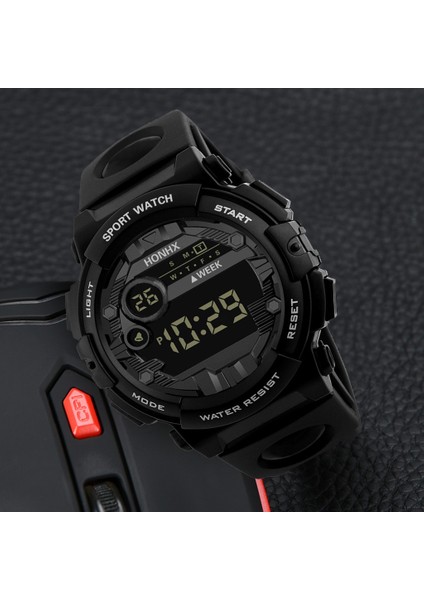 C Marka Siyah Dijital Saat Erkekler Kadınlar Için Spor Su Geçirmez Açık Kronograf Kol Saati G Piyade Şok Öğrenci Kol Saati (Yurt Dışından) modelleri