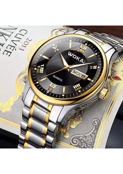 Luo Ma Lv Wokai Tasarım Highmineral Cam 40 mm Seramik Gmt Mekanik Saatler 30 M Su Geçirmez Klasik Moda Lüks Erkekler Için Otomatik Izle (Yurt Dışından)