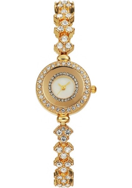 Altın Yeni Bilezik Saatler Kadın Wrap Etrafında Moda Bilezik Moda Elbise Bayanlar Kadının Kol Saati Relojes Mujer Saat Hediye Için (Yurt Dışından)