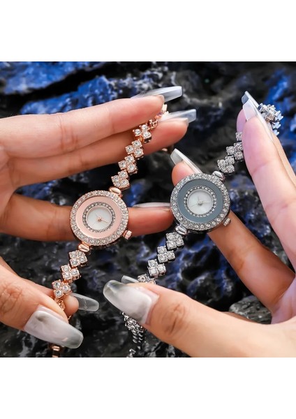 Altın Yeni Bilezik Saatler Kadın Wrap Etrafında Moda Bilezik Moda Elbise Bayanlar Kadının Kol Saati Relojes Mujer Saat Hediye Için (Yurt Dışından) fırsatları