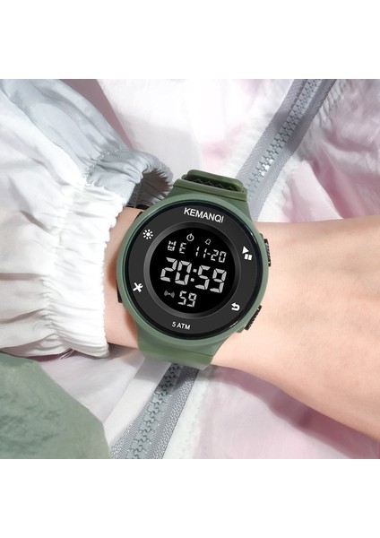 PY1024-1 Erkek Siyah Bilim ve Teknoloji Ortaokul Öğrencileri Erkek Trend Gençlik Su Geçirmez Gece Parlayan Spor Elektronik Saat (Yurt Dışından) fırsatları