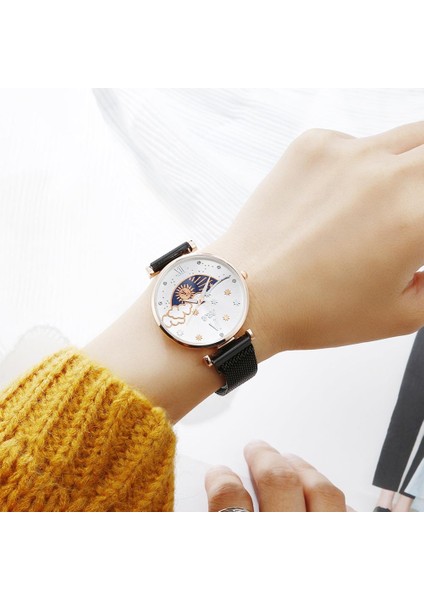 Mor 2020 Kadın Saatler Hediye Bilezik Izle Gül Altın Mıknatıs Toka Yıldızlı Gökyüzü Aydınlık Bilezik Saatler Zegarek Damski Reloj Mujer (Yurt Dışından) fırsatları