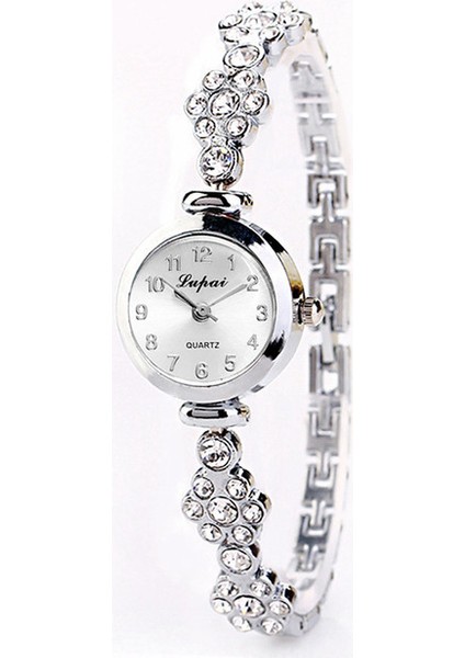 C-Sl Izle Gül Altın Gümüş Moda Kızlar Quartz Saat Lüks Kadın Saatler Bilezik Izle Bayanlar Kristal Kol Saati 2022 Relogio Feminino (Yurt Dışından)