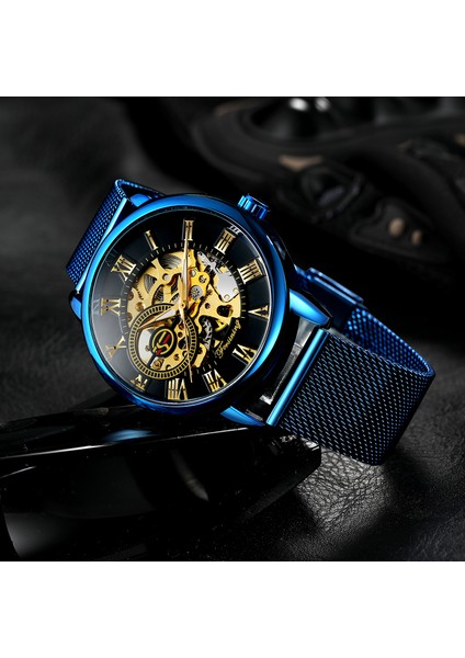 M3G2 Forsining Lüks Izle Adam Mekanik Kol Saatleri Erkekler Için Clockwork El Saati Mekanik Koca Saatler Reloj (Yurt Dışından) indirimleri