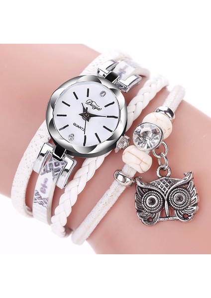 Beyaz Kadın Kuvars Kol Saatleri Montre Femme Deri Sarma Bilezik Izle Bayanlar Lüks Saatler Kadınlar Yeni Varış Elbise Saat P40 (Yurt Dışından) modelleri