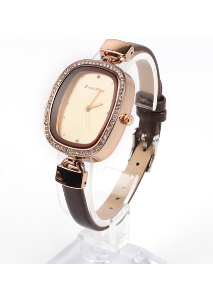 Kırmızı Lüks Moda Kadın Bilezik Saatler Bayanlar Kol Saati Gül Altın Kuvars Kol Saatleri Casual Kadın Elbise Saat Dropshiping (Yurt Dışından) fırsatları