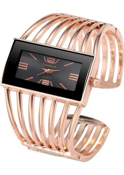 E Bayan Izle Lüks Moda Gül Altın Bileklik Bileklik Izle Kadın Elbise Saat Kadın Bayan Saati Kızlar Kol Saati Relojes (Yurt Dışından)