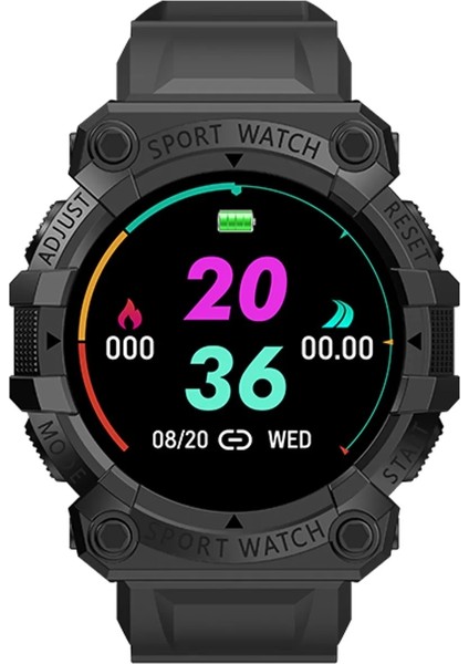 Pembe FD68S Akıllı Saatler Erkek Kadın Kalp Hızı Sağlık Izleme Saati Su Geçirmez Spor Çok Fonksiyonlu Akıllı Saat Erkek 1.44 Inç (Yurt Dışından) indirimleri