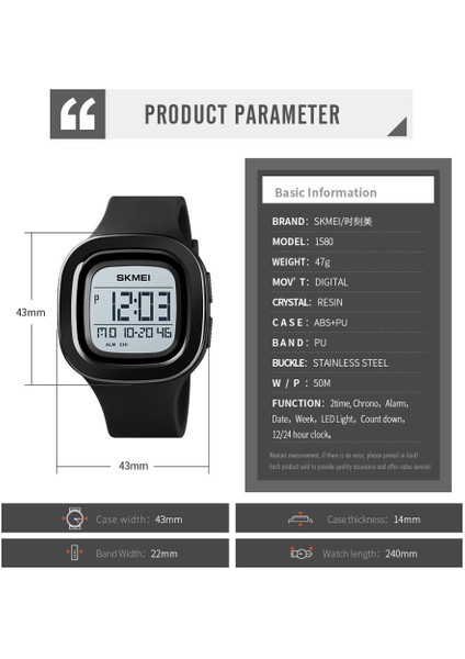 Mavi Camo Moda Spor Dijital Saat Skmeı Marka Kare LED Erkek Saatler Chrono Alarm Su Geçirmez Saat Kol Saatleri Relogio Masculino (Yurt Dışından)
