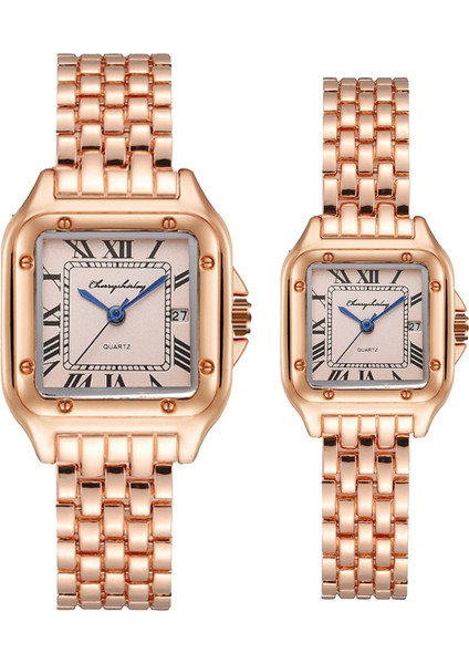 Büyük Watch6 2022 Yeni Çift Izle Yeni Altın Lüks Saatler Kadın Erkek Moda Kuvars Bilezik Saatler Bayan Elbise Yeni Kol Saati Saat Relogi (Yurt Dışından)
