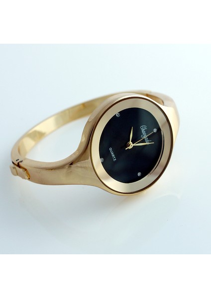 Gümüş Siyah Reloj Mujer Moda Kadın Saatler Marka Saat Kadın Bilezik Izle Bayan Kuvars Kol Saati Kadın Relogio Feminino Montre Femme (Yurt Dışından) fiyatları