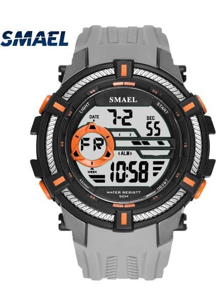 Siyah Mavi Smael Izle 50 M Su Geçirmez Spor Saatler Askeri Erkekler Büyük Arama S Şok Relojes Hombre Rahat LED CLOCK1616 Dijital Kol Saatleri (Yurt Dışından) fiyatları