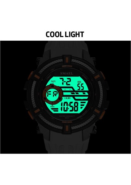 Siyah Mavi Smael Izle 50 M Su Geçirmez Spor Saatler Askeri Erkekler Büyük Arama S Şok Relojes Hombre Rahat LED CLOCK1616 Dijital Kol Saatleri (Yurt Dışından) modelleri