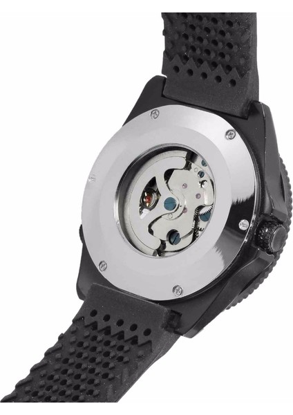 Bo Beyaz Forsınıng Otomatik Mekanik Izle Erkekler Silikon Kayış Spor Saatler Erkekler Için Moda Rahat 2020 Siyah Erkek Saat (Yurt Dışından) indirimleri