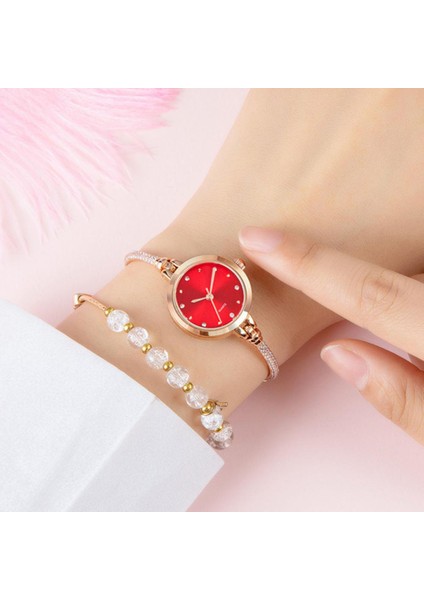 Tatil Için Yeşil Vidalı Taç Minimalist Işıltılı Taşlı Zincir Bileklik Saat (Yurt Dışından) indirimleri