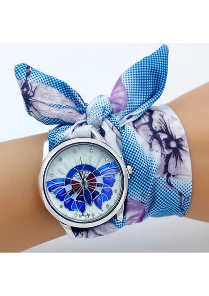 Hks 01 Shsby Marka Benzersiz Bayanlar Çiçek Kumaş Kol Saati Moda Kadın Elbise Izle Yüksek Kaliteli Kumaş Izle Tatlı Kızlar Bilezik Izle (Yurt Dışından) fiyatları