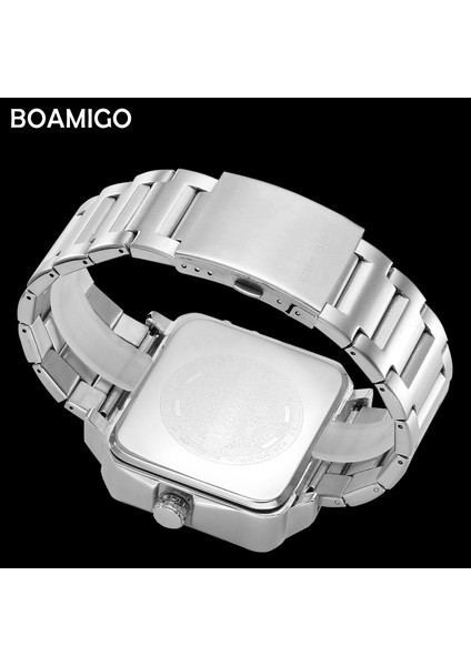 Kara Kutu 2019 Yeni Moda Boamıgo Üst Marka Lüks Erkek Saati 30 M Su Geçirmez Otomatik Tarih Saat Erkek Saatler Erkekler Dijital Rahat Kol Saati (Yurt Dışından) modelleri