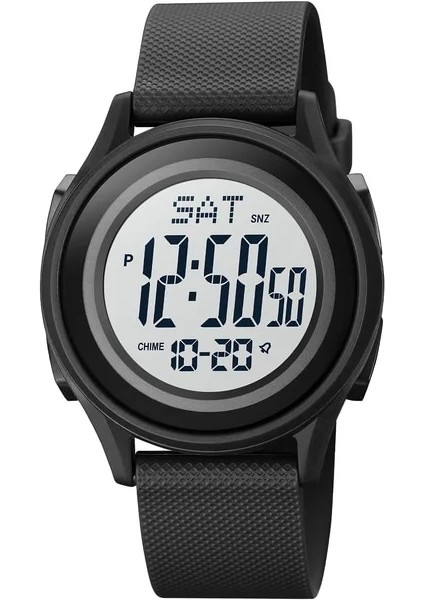 Siyah Beyaz Skmeı Askeri Elektronik Hareketi Moda Izle Erkekler Için Spor Kronometre Chrono Alarm Dijital Saat Su Geçirmez Relogio Masculino (Yurt Dışından)