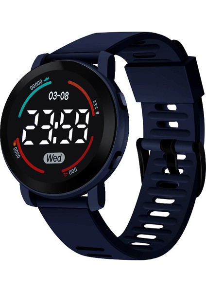 Siyah M6 Unisex Spor Dijital Saat Erkekler Kadınlar Için Erkek Kız Moda Su Geçirmez Elektronik Saatler Nefes LED Kol Saati Hediyeler (Yurt Dışından) fırsatları