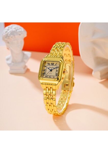 Altın Küçük Çift Izle Yeni Altın Lüks Saatler Kadın Erkek Moda Kuvars Bilezik Saatler Bayan Elbise Yeni Kol Saati Saat Relogios Reloj (Yurt Dışından)