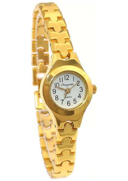 137GOLD Beyaz Kadın Bilezik Izle Mujer Altın Relojes Küçük Kadran Kuvars Sevimli Izle Popüler Kol Saati Saat Kadın Bayanlar Zarif Saatler (Yurt Dışından)