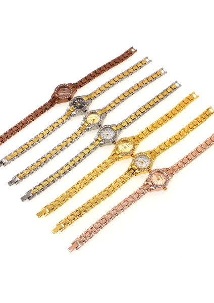 137GOLD Beyaz Kadın Bilezik Izle Mujer Altın Relojes Küçük Kadran Kuvars Sevimli Izle Popüler Kol Saati Saat Kadın Bayanlar Zarif Saatler (Yurt Dışından) fırsatları