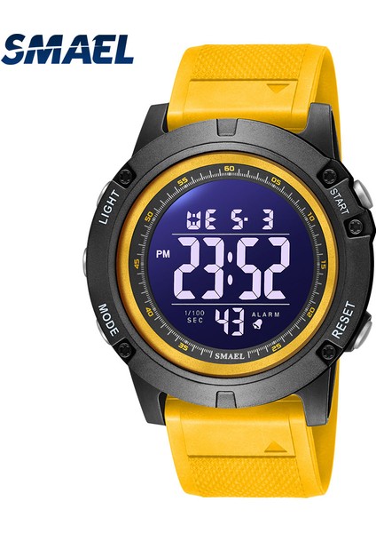 Siyah-Altın Digtial Spor Saatler Erkekler 50 M Su Geçirmez LED Arka Işık Kronometre Çalar Saat Otomatik Tarih Kol Saatleri 1902 Spor Izle Askeri (Yurt Dışından) fiyatları