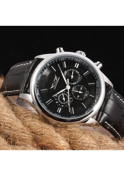 Beyaz Jaragar Erkek ve Kadın Saatleri Gündelik Moda Bar Ölçekli Mekanik Saat Haftanın Yuvarlak Günü Saat Siyah Saat (Yurt Dışından) fırsatları