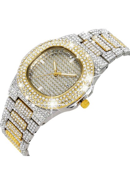 Jianjin Lüks Marka Gül Altın Kadın Izle Moda Rahat Tarih Kuvars Bilek Saatler Su Geçirmez Bilezik Izle Kadın Saat Reloj Mujer (Yurt Dışından) fiyatları