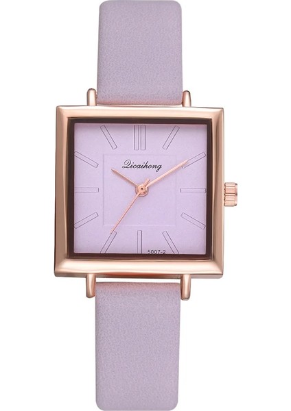 Kahverengi Moda Üst Marka Kadın Bilezik Izle Bayanlar Kuvars Deri Saatler Kadın Lüks Saat Kız Kol Saatleri Hediye Reloj Montre (Yurt Dışından) indirimleri