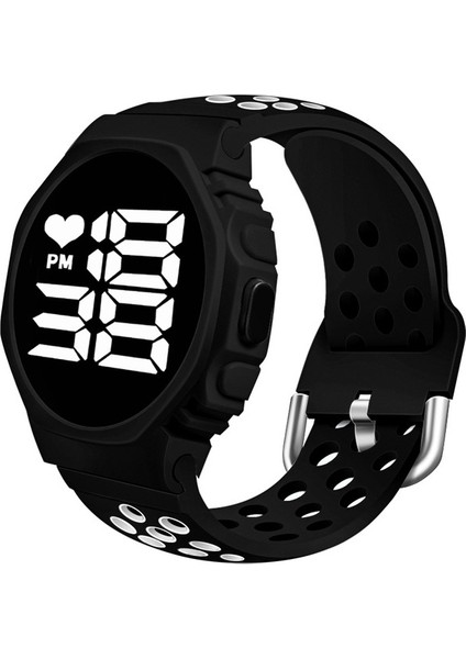 Siyah Erkek Izle Dijital Bileklik 2022 Unisex Adam Dijital Saat Erkek Kız Spor Bilezik Su Geçirmez Izle Spor Bayanlar Kol Saati (Yurt Dışından)