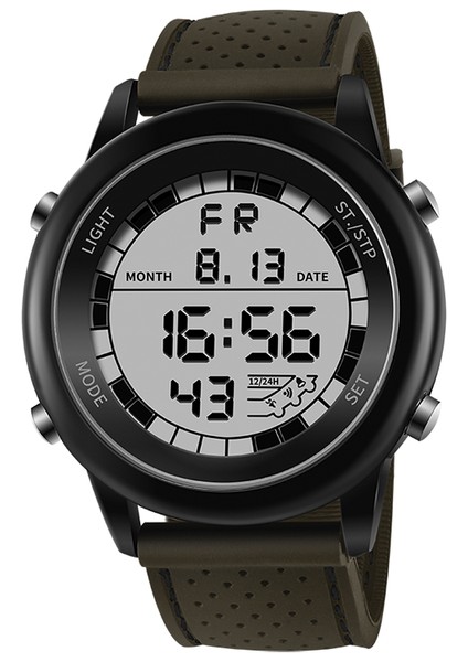 Kahve Sanda Spor Erkek Saatler 2023 Yeni Hd LED Dijital Ekran Izle 24 Saat Otomatik Takvim Izle Zamanlayıcı Çalar Saat Reloj 411 (Yurt Dışından)