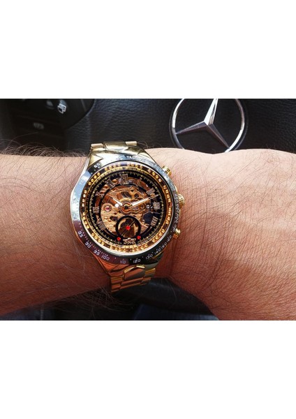 GMT886-10 Kazanan Mekanik Spor Tasarım Çerçeve Altın Izle Erkek Saatler Top Marka Lüks Montre Homme Saat Erkekler Otomatik Izle (Yurt Dışından) indirimleri